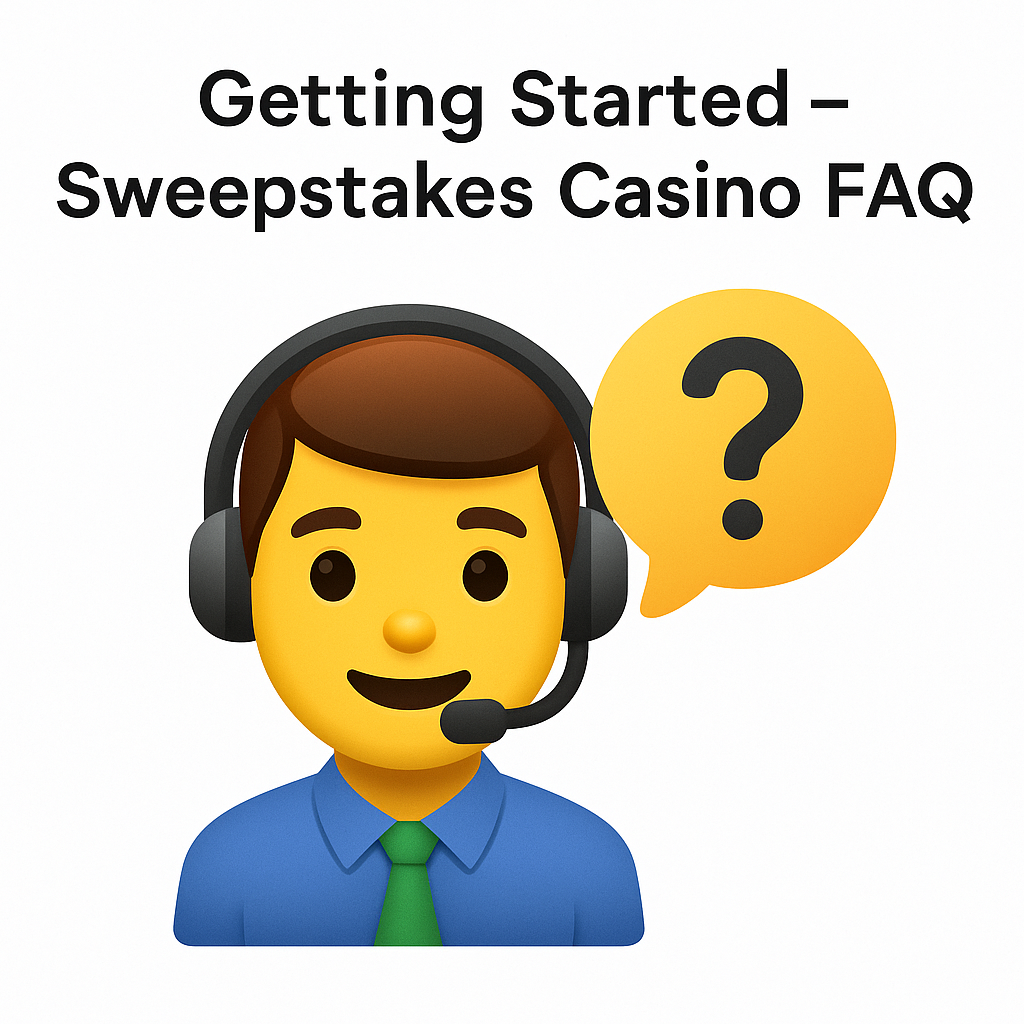 Getting Started - Sweepstakes Casino FAQ